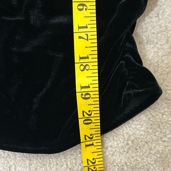 Veronica Beard Palona Top in Black Velvet Ruched V-neck Sz 10 NWT! - Picture 11 of 11